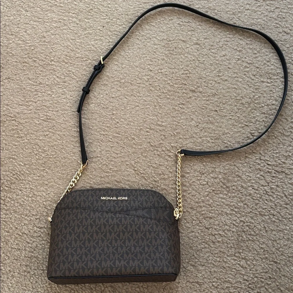 Michael Kors Dark Brown Crossbody Bag - Picture 2 of 8